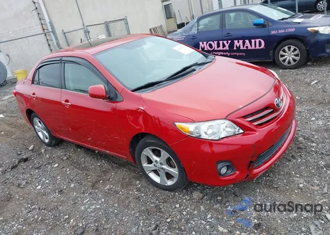 2013 Toyota Corolla Le из США, поврежденный, VIN 2T1BU4EE4DC011085